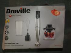 Boxed Breville Professional Set Hand Blender RRP £50