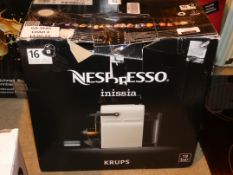 Boxed Nespresso Krups Capsule Coffee Maker RRP £90