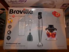 Boxed Breville Stainless Steel Hand Blender RRP £50