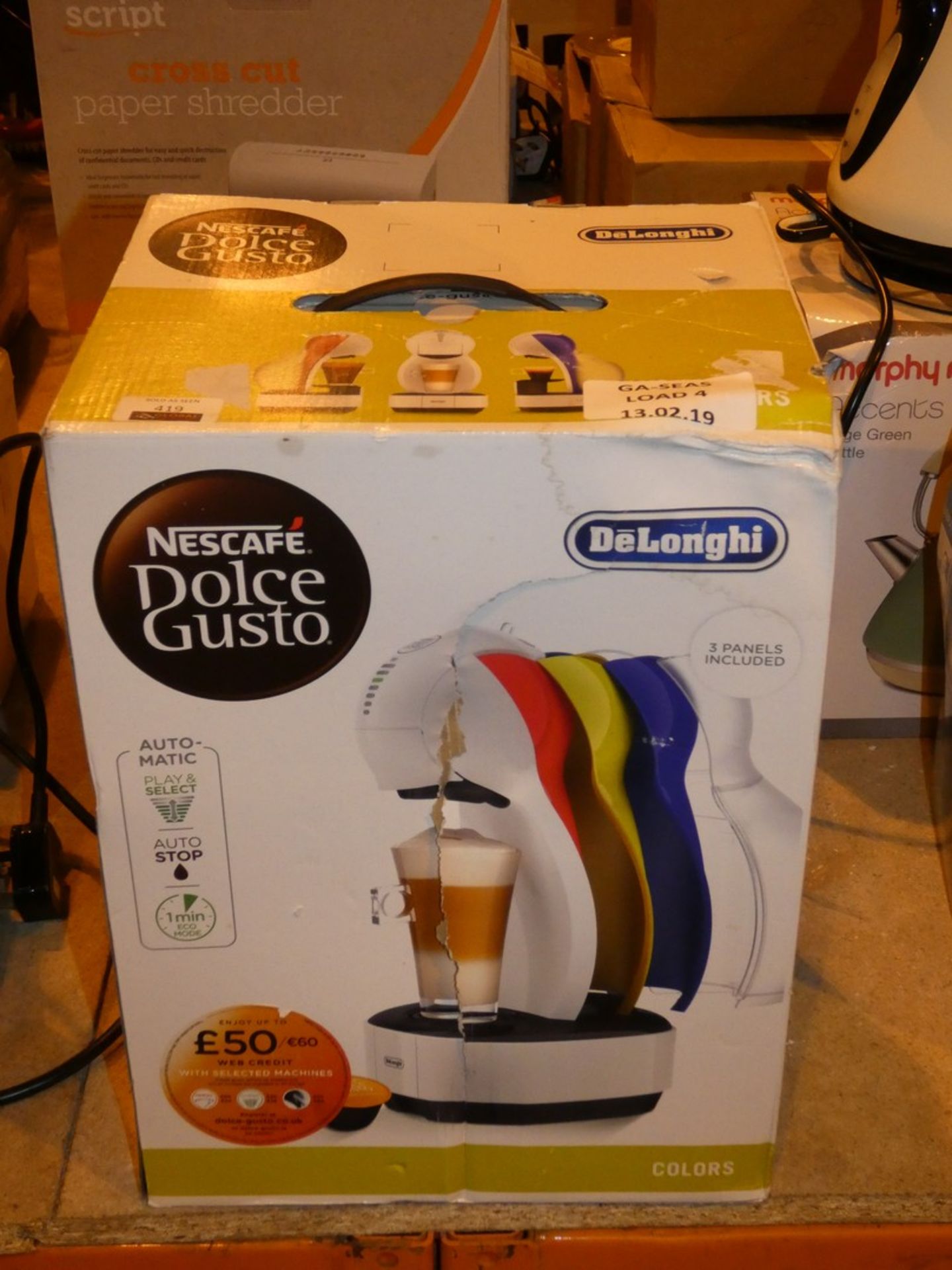 Boxed Delonghi Nescafe Dolce Gusto Coffee Maker RRP £100