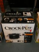 Boxed Crockpot Original Slow Cooker with hinged Lid RRP £45