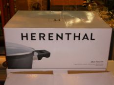 Boxed Herenthal 28cm Forged Aluminium Marble Coated Casserole Dish RRP £100