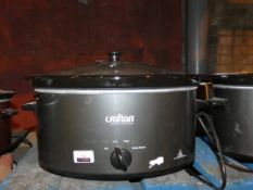 Lot to Contain Eight Crofton Professional Slow Cookers