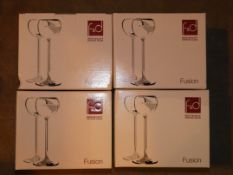 Lot to Contain Four Packs of Fusion F&D Design Licuour Glasses