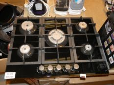 Gas and Glass 5 Burner Hob