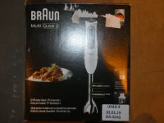 Boxed Braun Multi Quick 3 Mini Hand Blender RRP £50