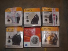 Lot to Contain 6 Lowry Mini fan Heaters