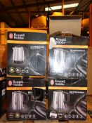 Lot to Contain 4 Boxed Russell Hobbs Buckingham Kettles Combined RRP £120