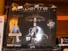 Boxed Rowenta Compact Valet Garment Steamer RRP £100