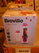 Lot to Contain 3 Boxed Assorted Breville Items to Include Vanilla Cordless Jug Kettle, Polished