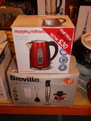 Lot to Contain 2 Assorted Items to Include a Morphy Richards Accents Cordless Jug Kettle and a