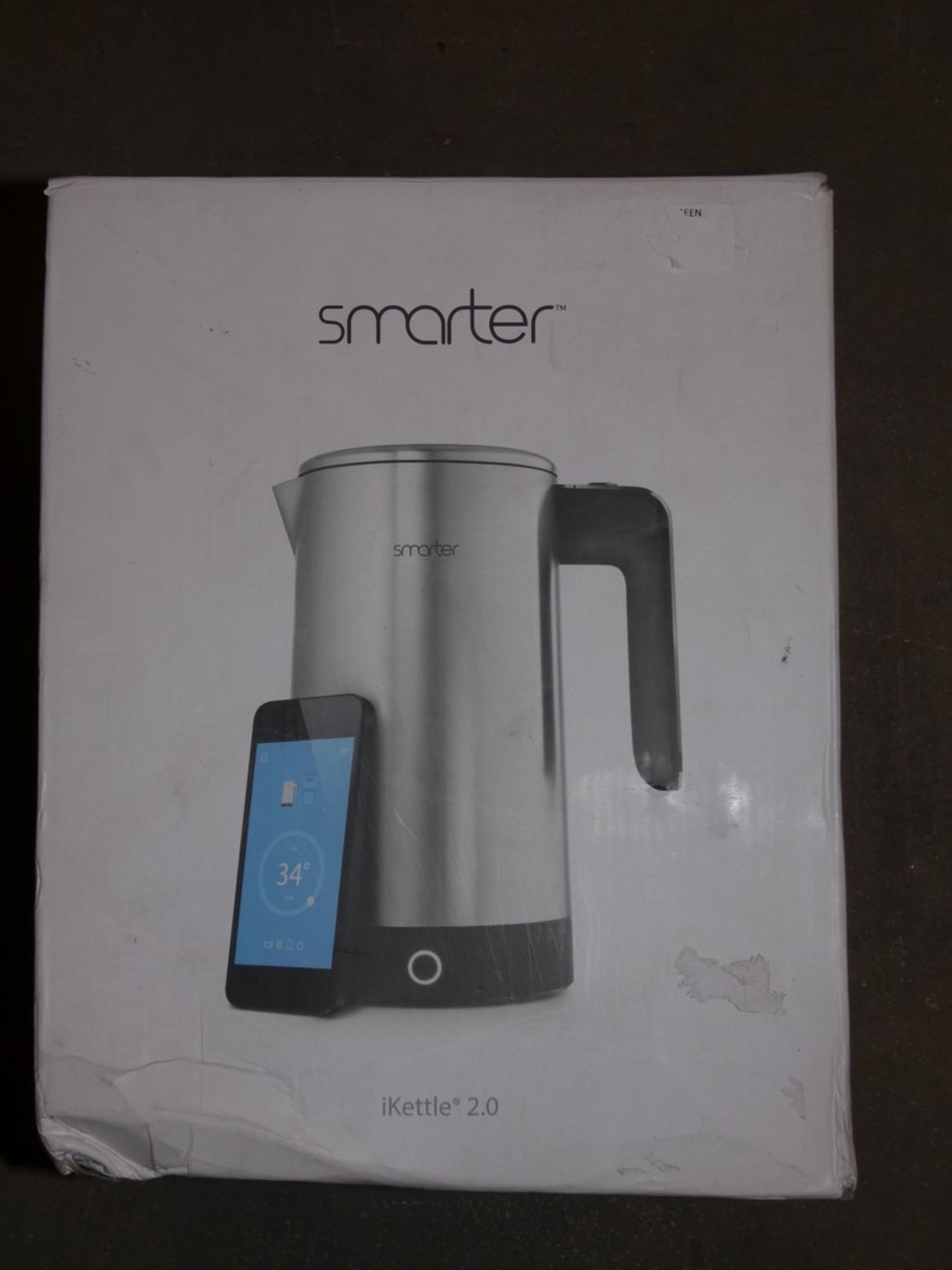 Boxed Smarter 2ltr iKettle App Control Rapid Boil Stainless Steel RRP £100