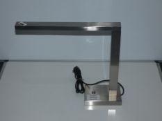 Brushed Steel Motion Desk Lamp From A High-End Lighting Company (Chelsom) RRP £220