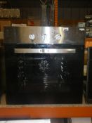 Stainless Steel And Black Integrated Single Oven