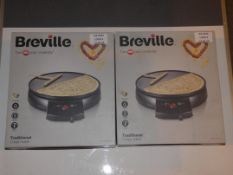 Boxed Breville Traditional Crepe Makers RRP £50 Each