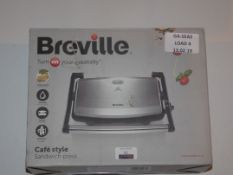 Boxed Breville Café Style Sandwich Stainless Steel RRP £60