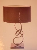 Boxed Home Collection Metal Twist Lamp RRP £65