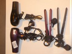 Assorted Hair Care Products To Included Hair Removal Systems, Hair Dryer And Straighteners By