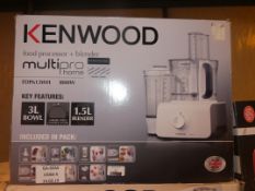 Boxed Kenwood Fdp6163Wh Food Processor And Blender Multi Pro Home Pack RRP £110