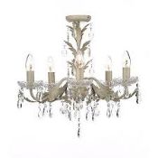 Boxed Home Collection Paisley Flush Chandelier Lights RRP £60 Each
