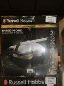 Boxed Russell Hobbs 3In1 Panini Grill And Griddle RRP £35