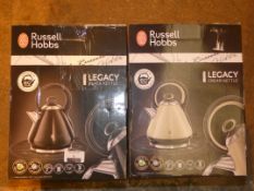 Boxed Russell Hobs Legacy Cordless Jug Kettles RRP £50