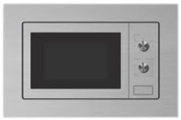 Boxed Integrated Microwave Oven Stainless Steel