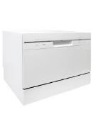 Boxed UBDWMTT Counter Top Dishwasher In White