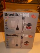 Boxed Breville Professional Set Stainless Steel Hand Blenders RRP £35