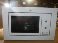 Fully Integrated Microwave Oven In White