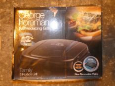 Boxed George Foreman Five Portion Family Sized Fat Reducing Health Grill RRP £60