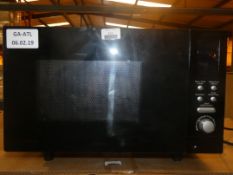 Fully Integrated Microwave Oven In Black