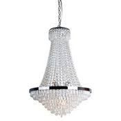 Boxed Home Collection Adeline Stainless Steel And Glass Chandelier RRP £280