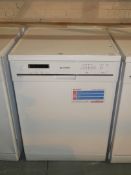Sharp QW-G472W AAA Rated Digital Display Freestanding Dishwasher in White 12 Months Manufacturers