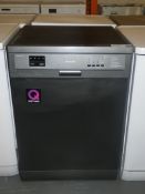 Sharp QW-DX26F418 AAA Rated Digital Display Silver Freestanding Dishwasher in Stainless Steel 12