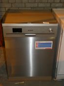 Sharp QWF471S AAA Rated Digital Display Freestanding Dishwasher in Stainless Steel 12 Months