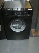 Sharp ES-GL74B 7KG 1400RPM AAA Rated Under the Counter Washing Machine in Black 12 Months