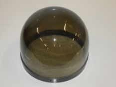 Boxed Smoked Grey Glass Portobello Bubble Designer Light Shade Only From A High-End Lighting Company