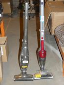 Lot To Contain Two Morphy Richards Upright Vacuum Cleaners With Lift Off Handy Vac