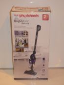 Boxed Morphy Richards Super Vac Deluxe Cordless Vacuum Cleaner With Detachable Handheld Vacuum