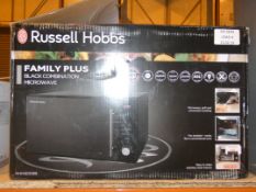 Boxed Russell Hobbs Family Plus Black Combination Microwave RRP £95