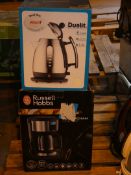 Lot To Contain Two Assorted Items To Include A Russell Hobbs Buckingham Coffee Maker And Dualit 1.5L