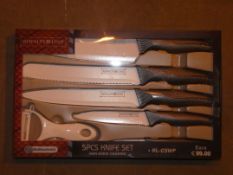 Boxed Royalty Line Five Piece Chef Knife Set RRP £90