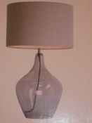 Boxed Home Collection Highgate Glass Base Table Lamp RRP £80