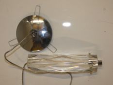 Boxed Glass Hanging Single Spotlight From A High-End Lighting Company (Chelsom) RRP £95