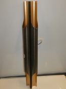 Twin Tubes Anthracite Grey Designer Wall Light From A High-End Lighting Company (Chelsom) RRP £190