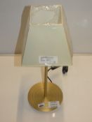 Designer Chelsom Lighting Gold Table Lamp With Cream Cuard Designer Shade From A High-End Lighting