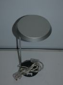 Stainless Steel And Grey Led Down Reading Light From A High-End Lighting Company (Chelsom) RRP £90