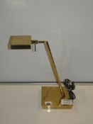 Gold Designer Retro Look Led Downlight Desk Light From A High-End Lighting Company (Chelsom) £120