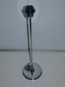 Lot To Contain Three Stainless Steel Designer Lamp Bases From A High-End Lighting Company (